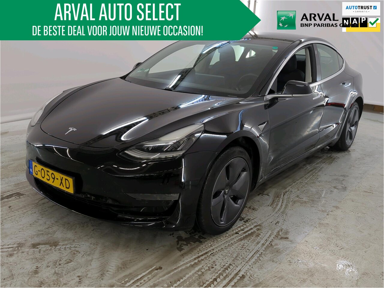 Tesla Model 3 - Long Range RWD Long Range AWD 75 kWh 351 PK | Zwart Interieur | 1ste Eigenaar - AutoWereld.nl