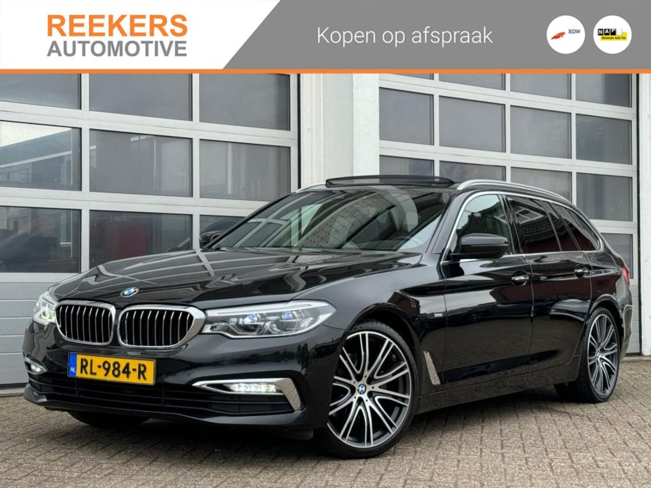 BMW 5-serie - 520D HIGH EXE Lux.LINE 1 EIG. 1 DEALER ONH. LM20” - AutoWereld.nl