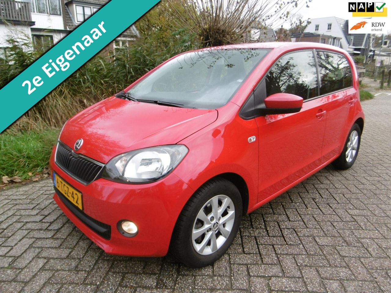 Skoda Citigo - 1.0i 5-deurs 112.000km Airco Cruise Navi 2e eig. Zuinig A-Label - AutoWereld.nl