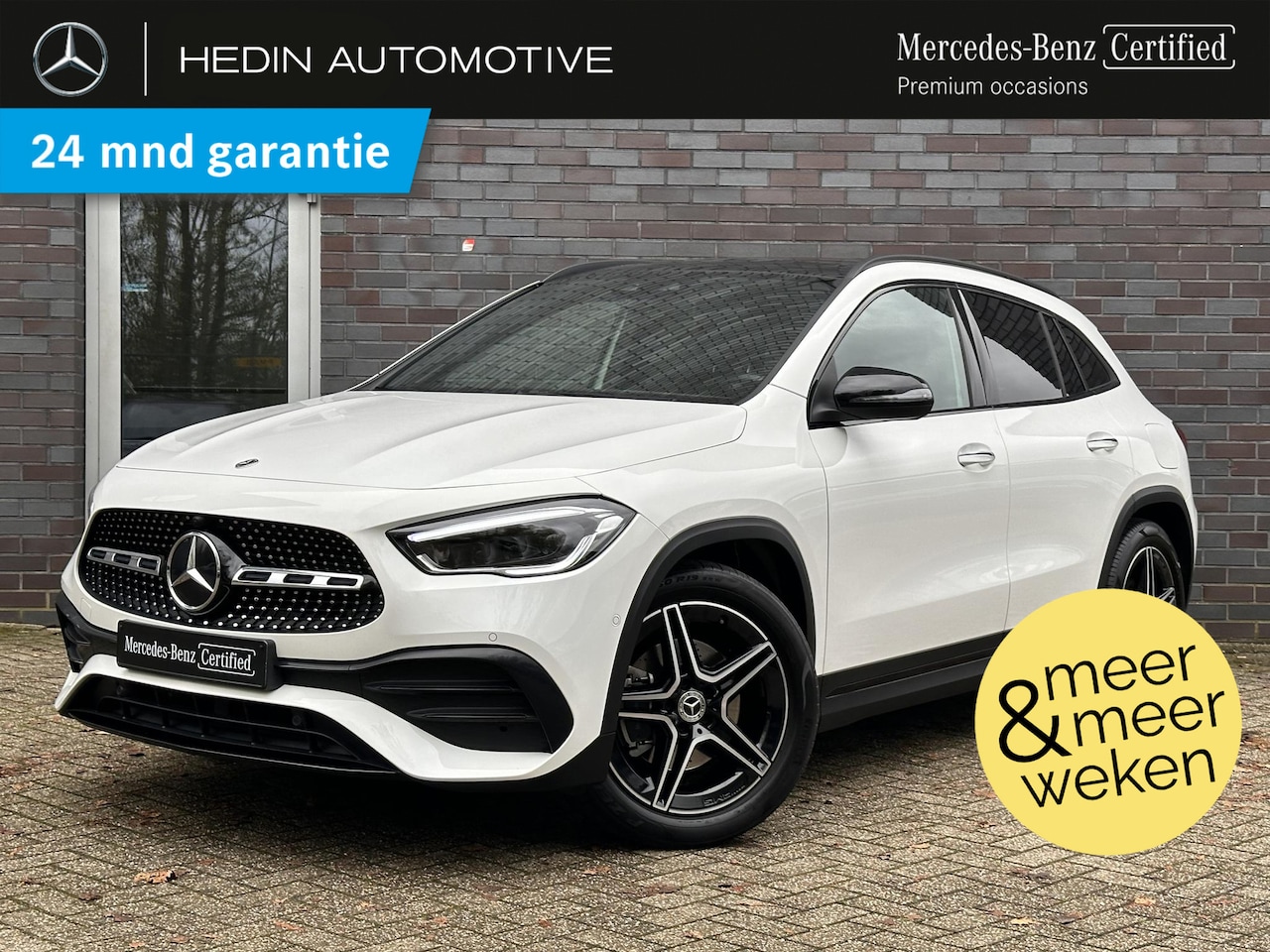 Mercedes-Benz GLA-Klasse - GLA 180 Automaat Business Solution AMG | Premium Plus Pakket | Nightpakket | Panoramadak | - AutoWereld.nl