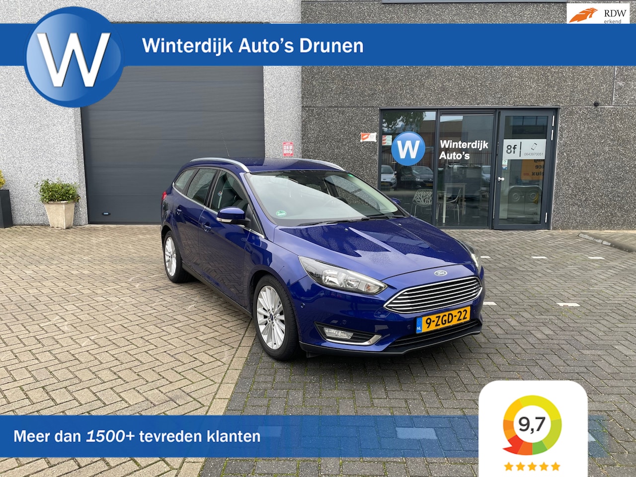 Ford Focus Wagon - 1.0 First Edition Clima! Cruise! Navi! Nap! - AutoWereld.nl