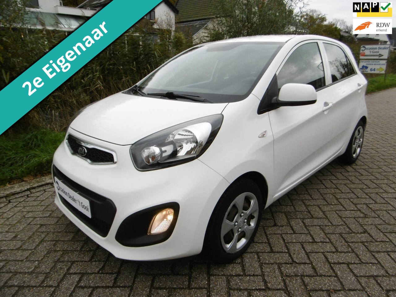 Kia Picanto - 1.0 CVVT Comfort Pack 5- deurs Airco 71.000km NAP - AutoWereld.nl