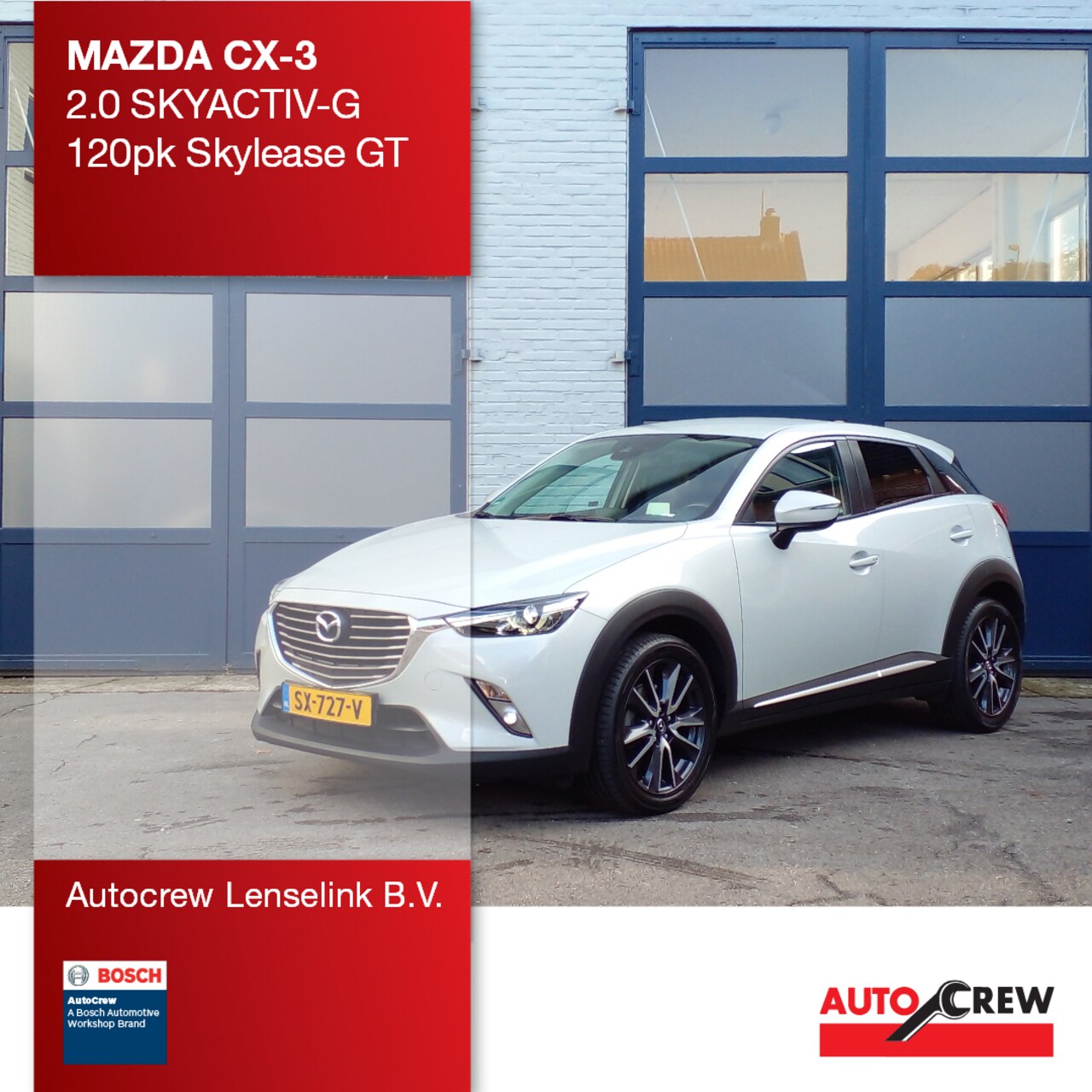 Mazda CX-3 - 2.0 SKYACTIV-G 120pk Skylease GT - AutoWereld.nl