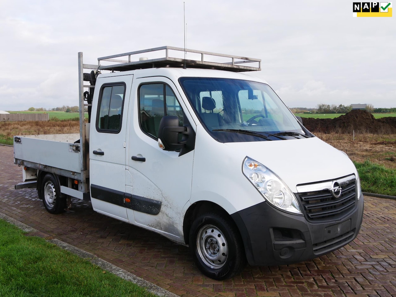 Opel Movano - 2.3 CDTI L2 DC 100kW PICK UP HYDR.KRAAN UNIEKE KM-STAND!!! - AutoWereld.nl