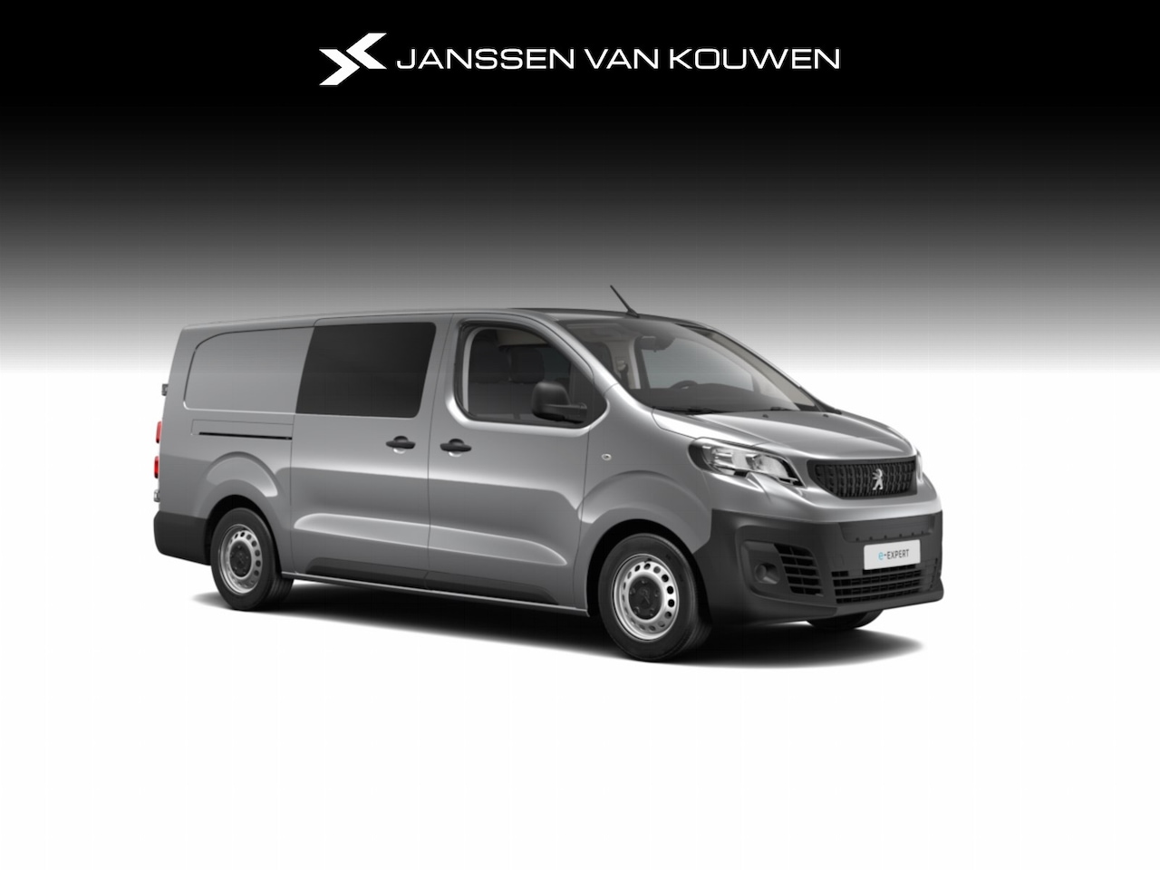 Peugeot e-Expert - Dubbele Cabine L3H1 EV 75 kWh 136 1AT Standaard | 16" stalen velgen | Elektrisch bedienbar - AutoWereld.nl