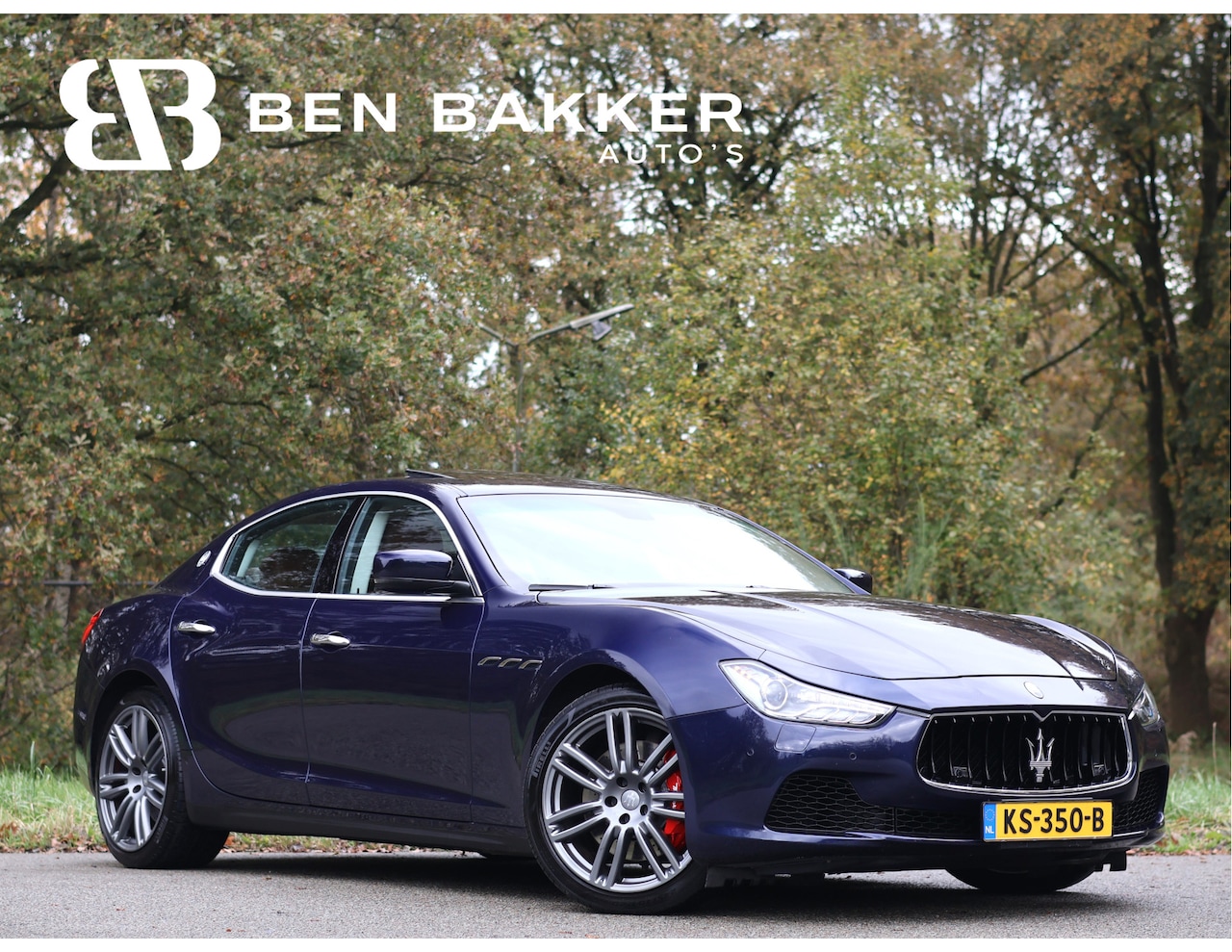 Maserati Ghibli - 3.0 S Q4 411PK *Leder*20 inch*Harman/Kardon*Cam* - AutoWereld.nl