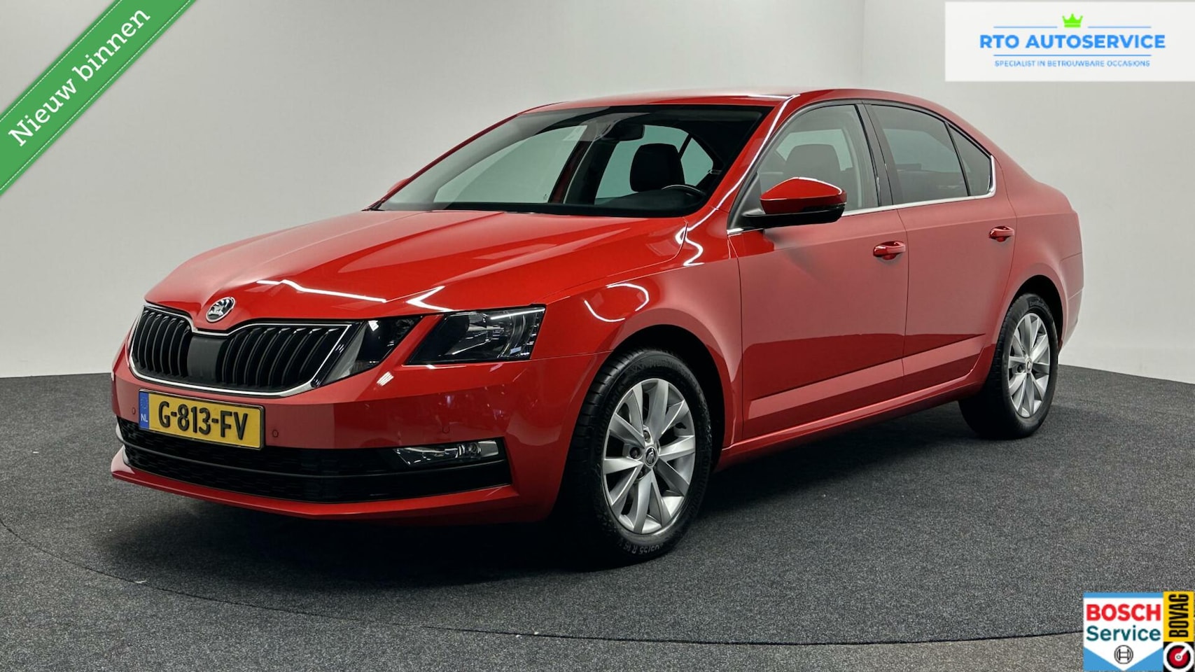 Skoda Octavia - 1.0 TSI Greentech Sport Business LEDER STOF - AutoWereld.nl