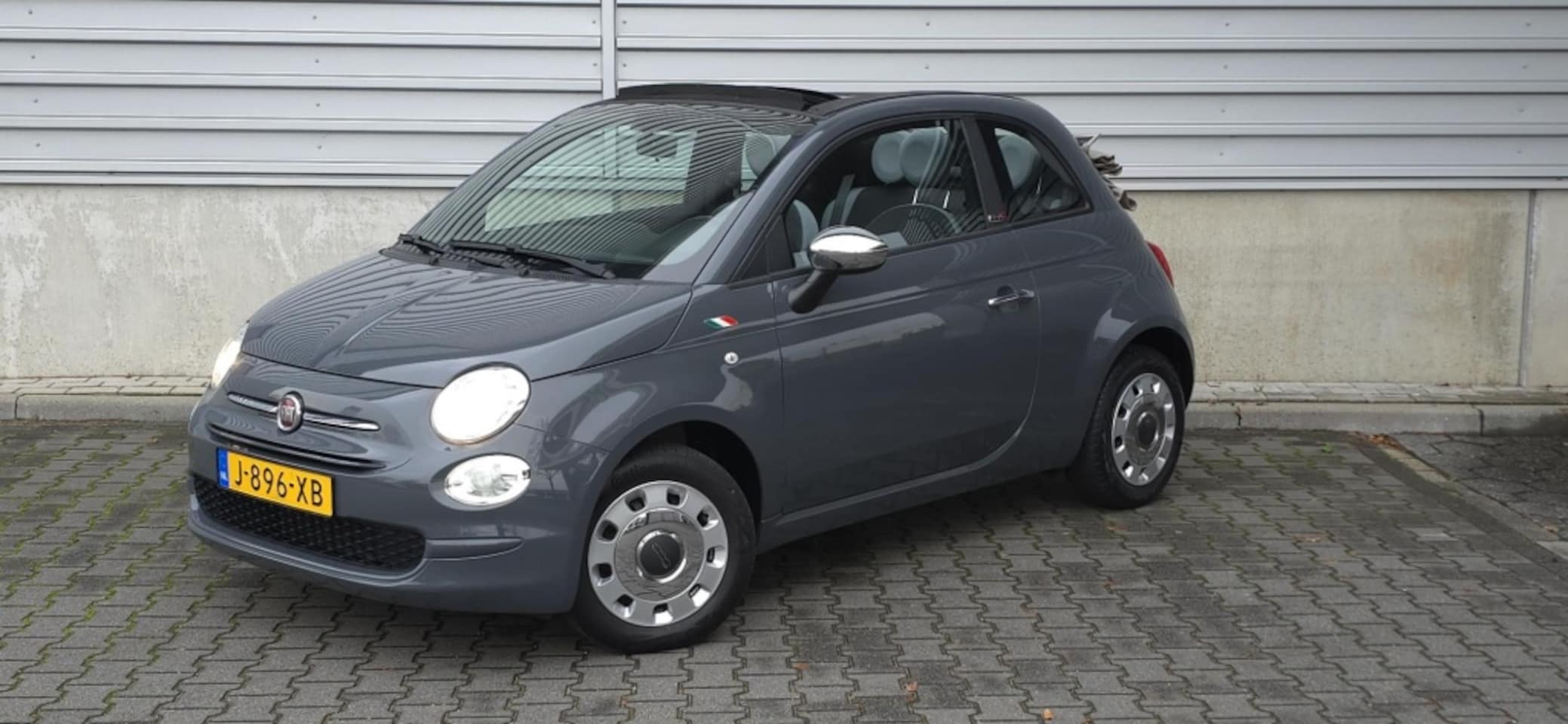 Fiat 500 C - 70pk | Hybride | Cabrio | Airco | Park. sens. achter | - AutoWereld.nl