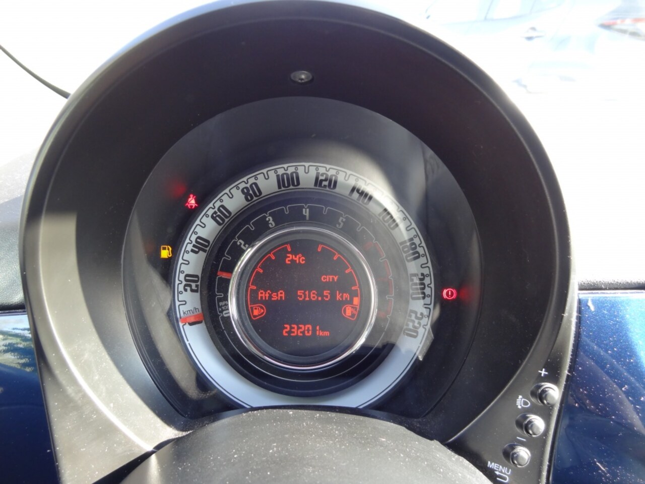Fiat 500 - 1.0 Hybrid Dolcevita PDC Achter