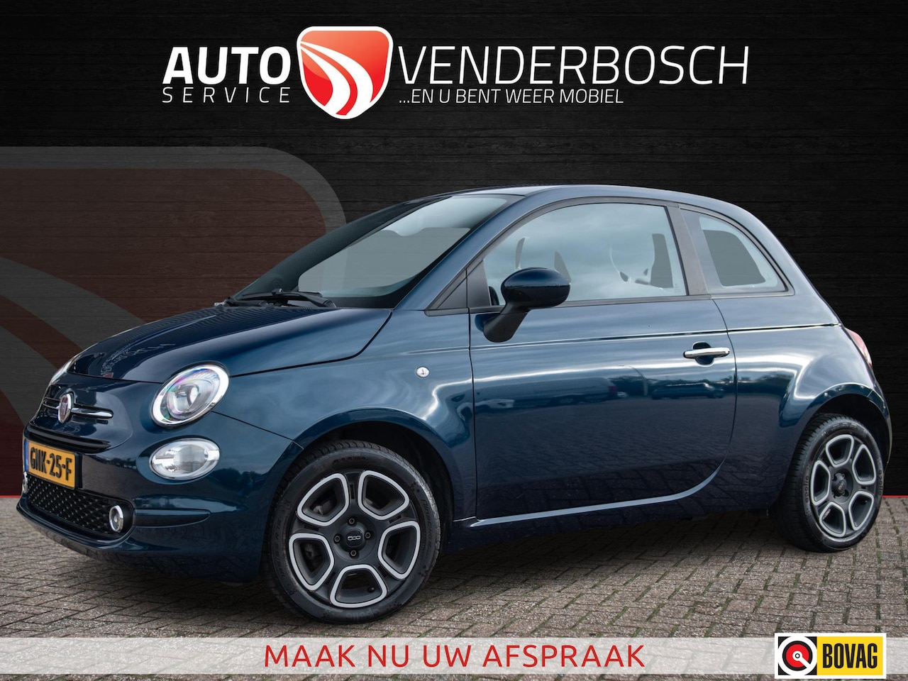 Fiat 500 - 1.0 Hybrid Club 69pk | Clima | Cruise Control - AutoWereld.nl