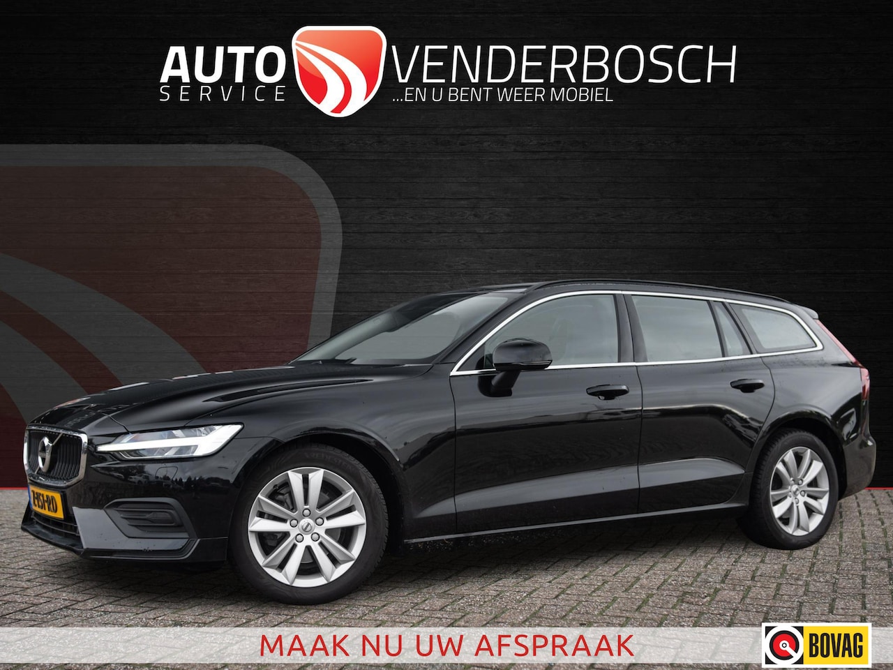 Volvo V60 - 2.0 B4 Momentum Business 197pk | Stoelverwarming | Elektrische klep - AutoWereld.nl