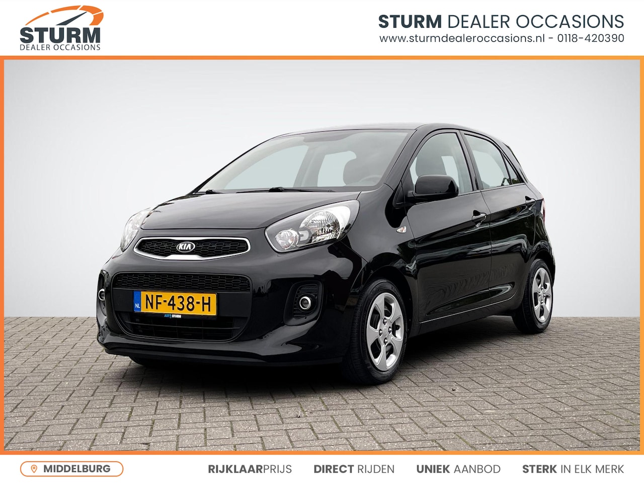 Kia Picanto - 1.0 CVVT EconomyPlusLine 5-Deurs | Airconditioning | Elek. Ramen Voor | Radio-CD/MP3 Spele - AutoWereld.nl