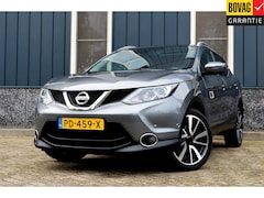 Nissan Qashqai - 1.2 Tekna Rijklaarprijs-Garantie Leder Navigatie Panorama dak Trekhaak Camera