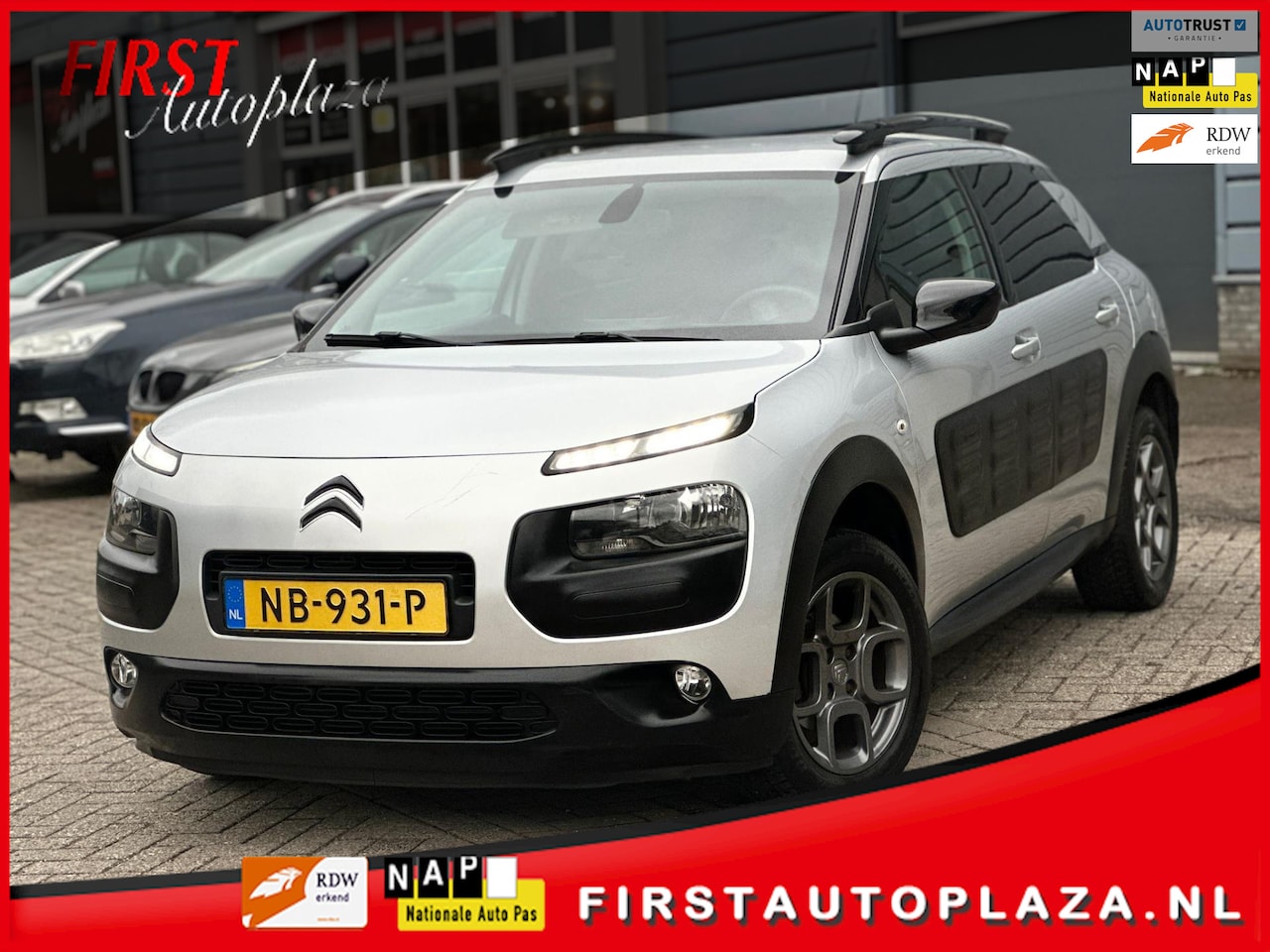 Citroën C4 Cactus - 1.2 PureTech Shine NAVI/CAMERA/CRUISE/ISOFIX | KEURIGE AUTO MET GARANTIE - AutoWereld.nl