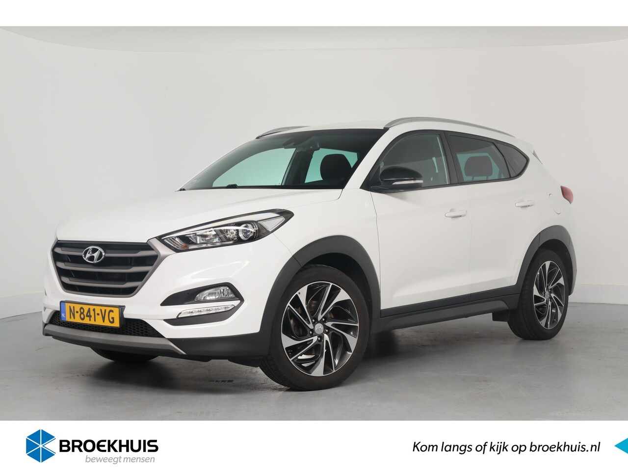 Hyundai Tucson - 1.6 T-GDi i-Motion 4WD Automaat | Dealer Onderhouden! | Trekhaak | Clima | Stoel/stuur Ver - AutoWereld.nl