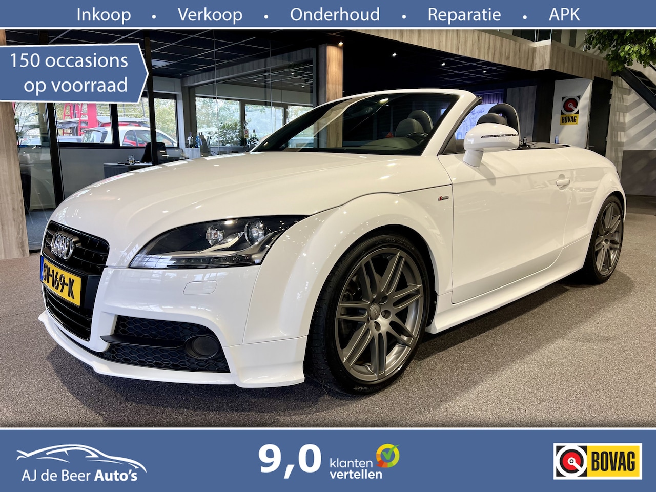 Audi TT Roadster - 1.8 TFSI Pro Line S-Line Leder | Bose | Navigatie | Stoelverwarming | Nieuwstaat - AutoWereld.nl