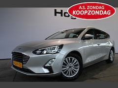 Ford Focus Wagon - 1.0 EcoBoost Titanium Business Navigatie 1e Eigenaar ECC Apple CarPlay Achteruitrijcamera