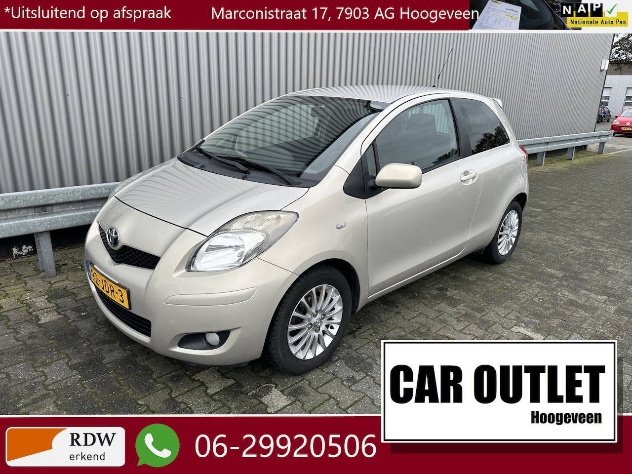 Toyota Yaris - 1.3 VVTi Dynamic AUTOMAAT Airco LM --Inruil Mogelijk-- - AutoWereld.nl