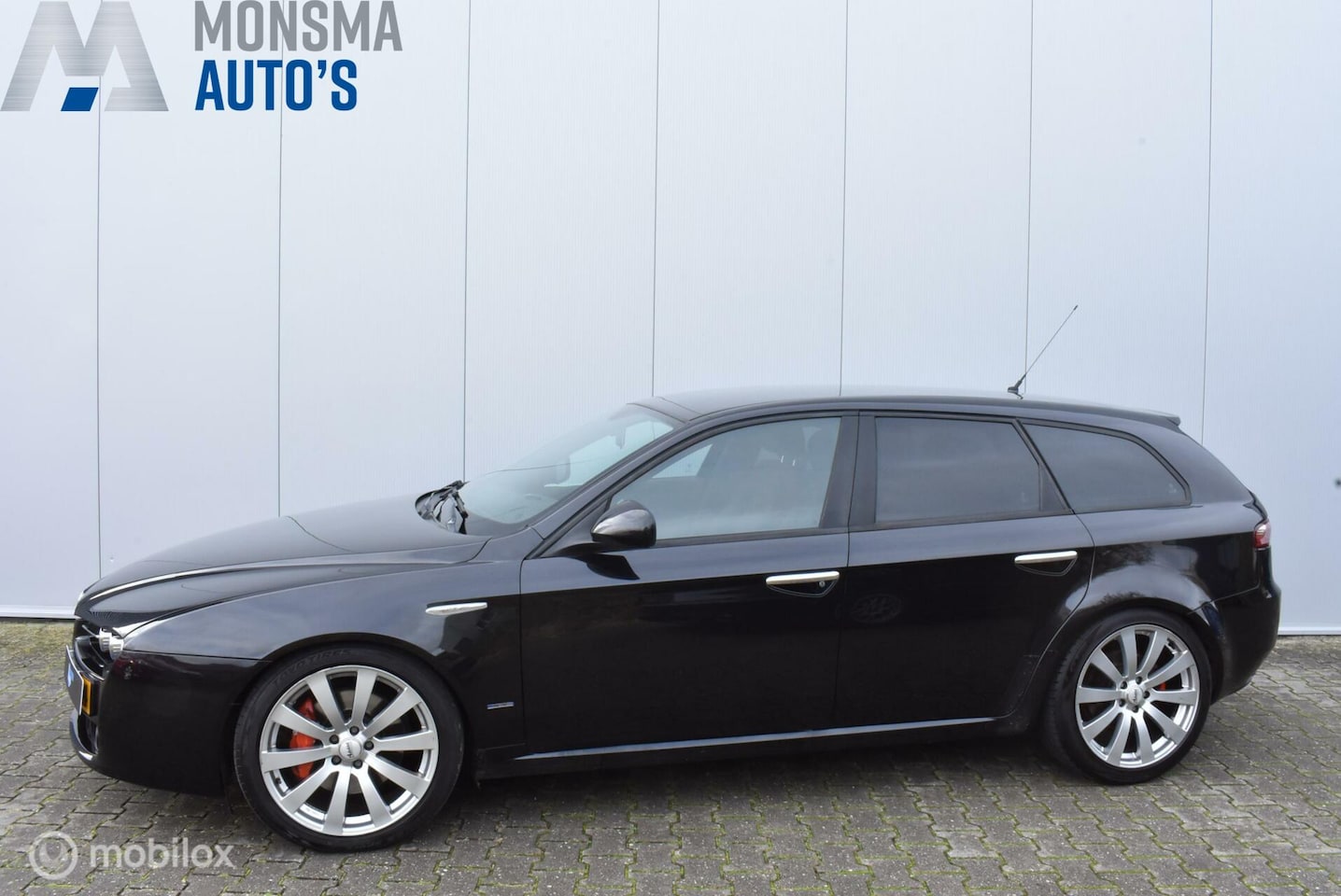 Alfa Romeo 159 Sportwagon - 2.4 JTD Sport 2009 Zwart Clima Cruise Navi 19" LMV Afn. trekhaak APK 09-'25 - AutoWereld.nl