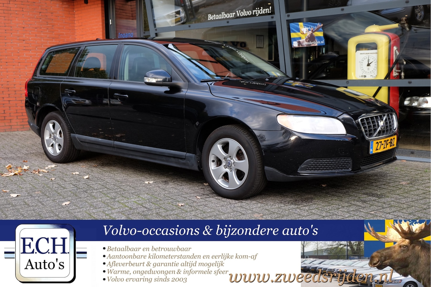 Volvo V70 - 2.0 2.0 145 pk, Leer, Navi, Bluetooth - AutoWereld.nl