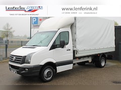 Volkswagen Crafter - 2.0 TDI 163 pk Pick Up met Huif / Open Laadbak Airco, Cruise Control, Dakspoiler, 3-Zits