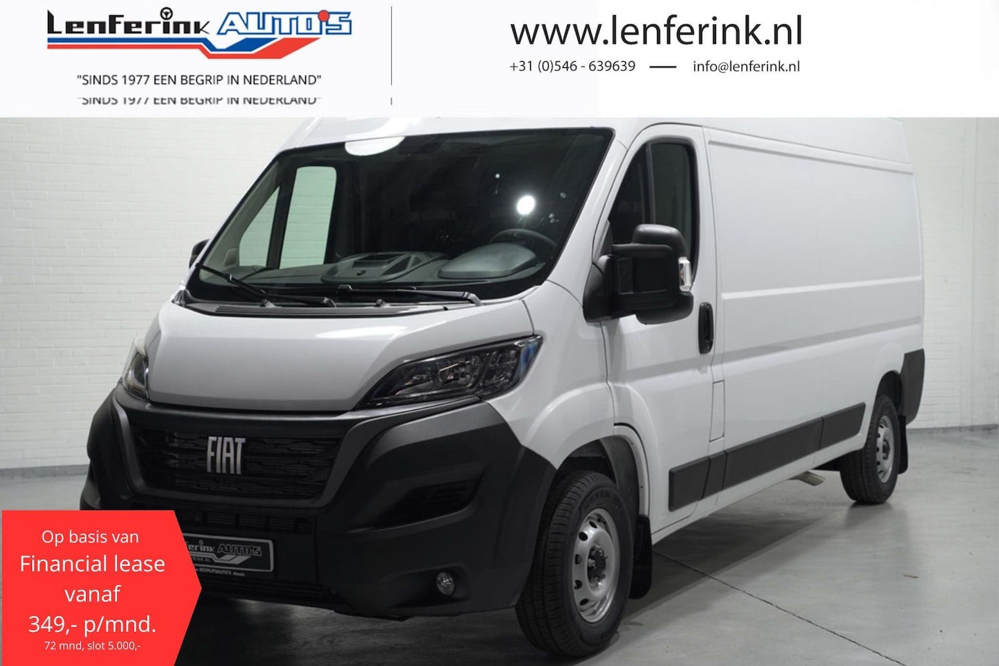 Fiat Ducato - 2.2 MultiJet 140 pk L3H2 v.a. 349,- p/mnd, 13m3 Cruise Control, Multistuur, PDC achter, 3- - AutoWereld.nl