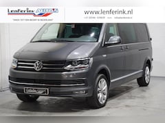 Volkswagen Transporter - 2.0 TDI 199 pk Dubbel Cabine DSG Navi, Leder Zwart 2x Elek. Schuifdeur, LED Koplampen, Sch