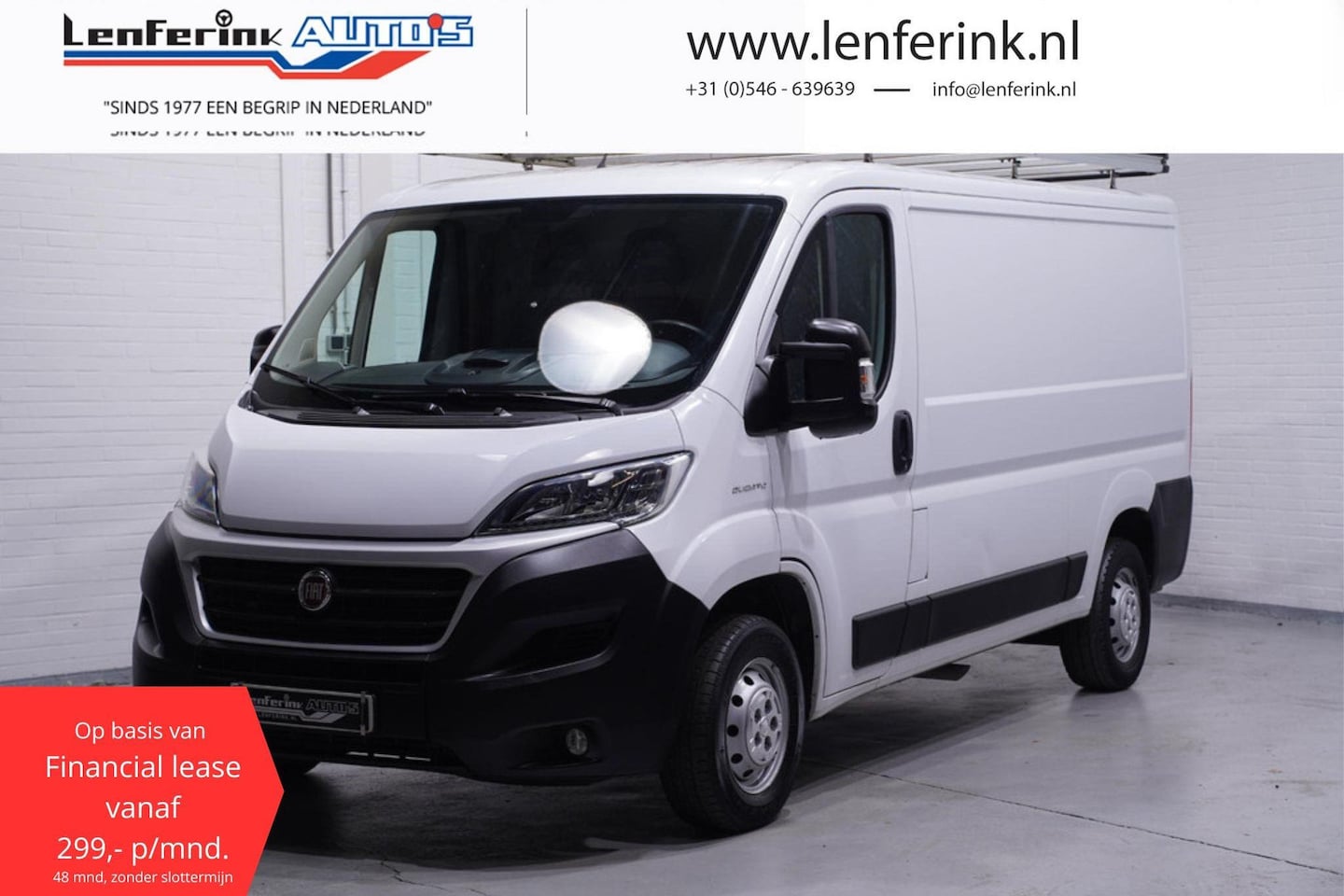 Fiat Ducato - 2.3 MultiJet 130 pk L2H1 Navi, va 299 p/mnd Airco ECC, Imperiaal, Trekhaak, Cruise Control - AutoWereld.nl