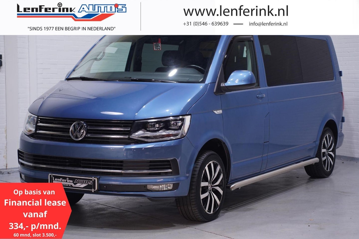 Volkswagen Transporter - 2.0 TDI 204 pk Dubbel Cabine DSG Aut. Navi, Camera LED Koplampen, Standkachel, Trekhaak, 5 - AutoWereld.nl