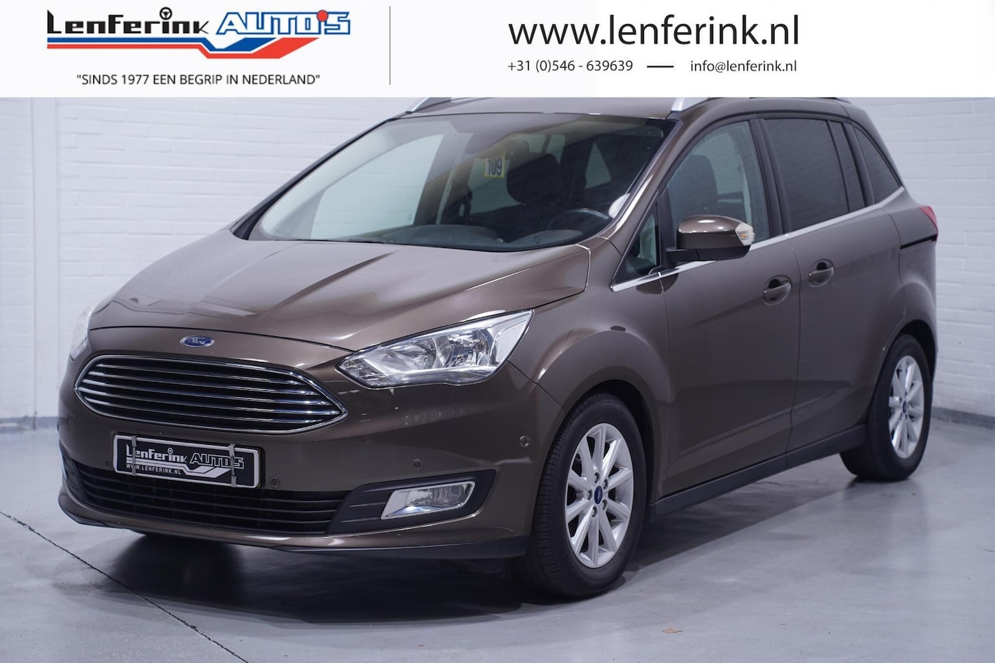 Ford Grand C-Max - 1.0 Titanium Clima Navi PDC v+a - AutoWereld.nl