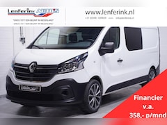 Renault Trafic - 2.0 dCi 120 pk Dubbel Cabine va 358, - p/mnd Airco 19" LMV, Dakrails Zwart, Keyless Entry,