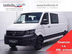 Volkswagen Crafter - 2.0 TDI 140 pk Dubbel Cabine L4 va 599, - p/mnd DSG Aut. Navi, Cruise Control, Laadruimte