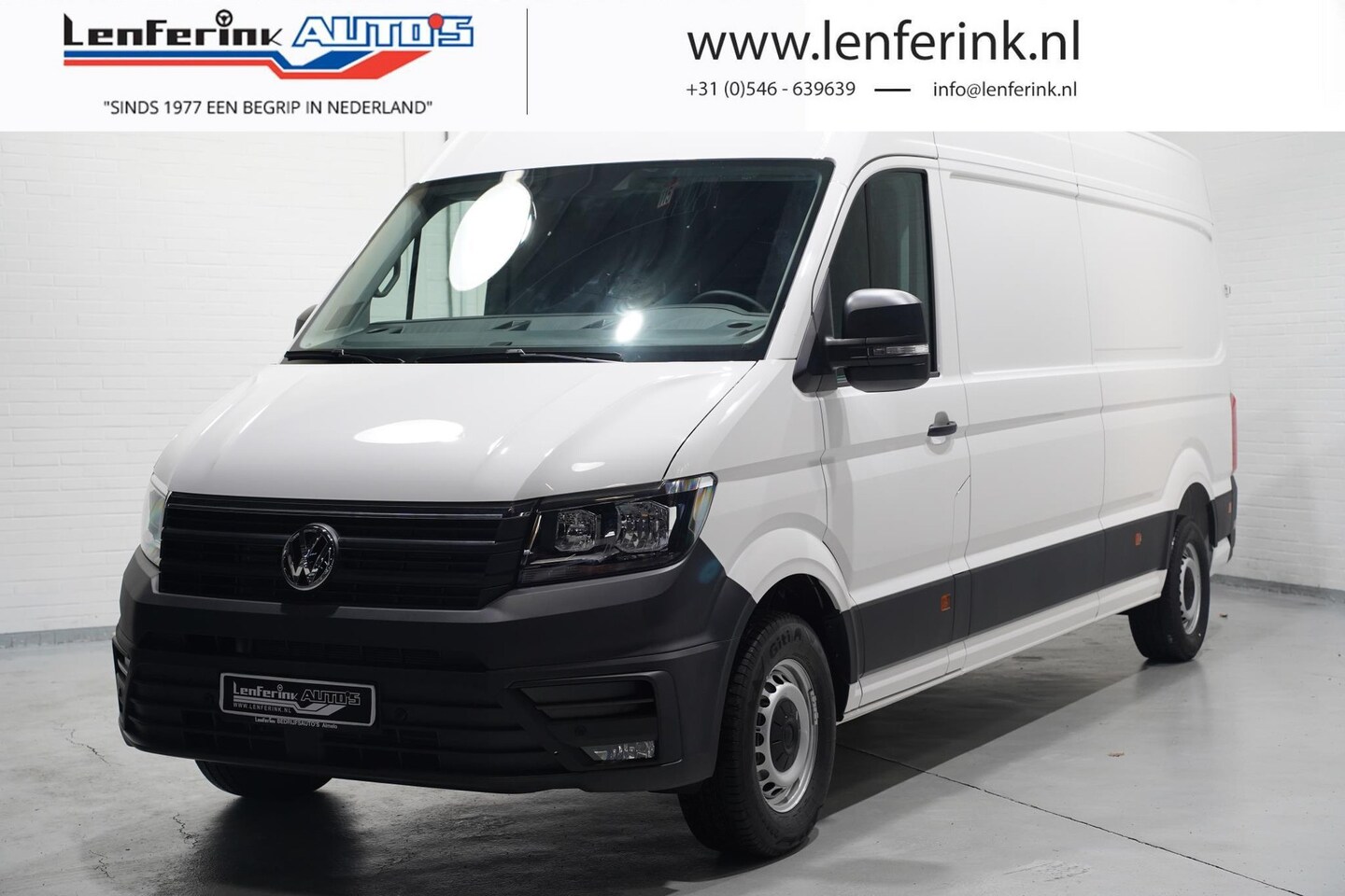 Volkswagen Crafter - 2.0 TDI 140 pk L4H3 Airco, Cruise Control Geveerde Stoel, PDC V+A, 3-Zits, Nieuw ongebruik - AutoWereld.nl