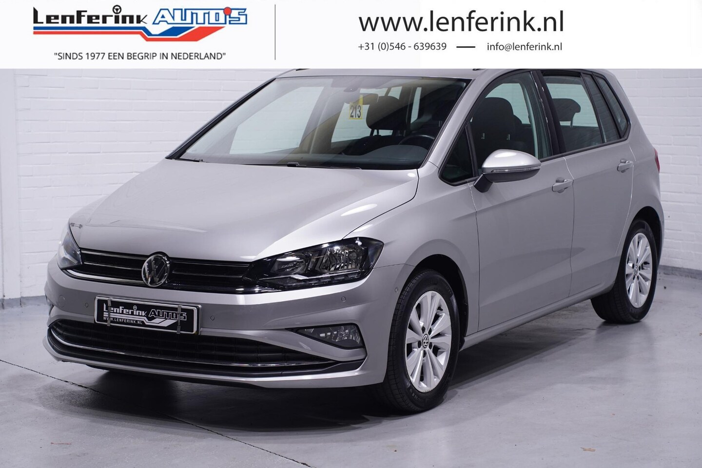 Volkswagen Golf Sportsvan - 1.5 TSI ACT Comfortline Navi Clima Apple Carplay PDC v+a 1e Eig. NAP Trekhaak - AutoWereld.nl