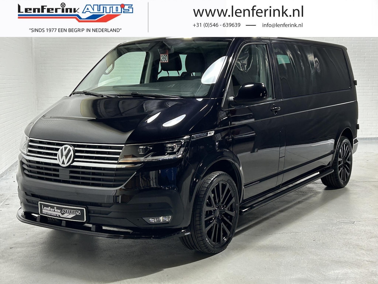 Volkswagen Transporter - 2.0 TDI 150 pk Dubbel Cabine DSG Automaat Navi, Adapt. Cruise, 20" LMV, Spoiler V+A, LED K - AutoWereld.nl