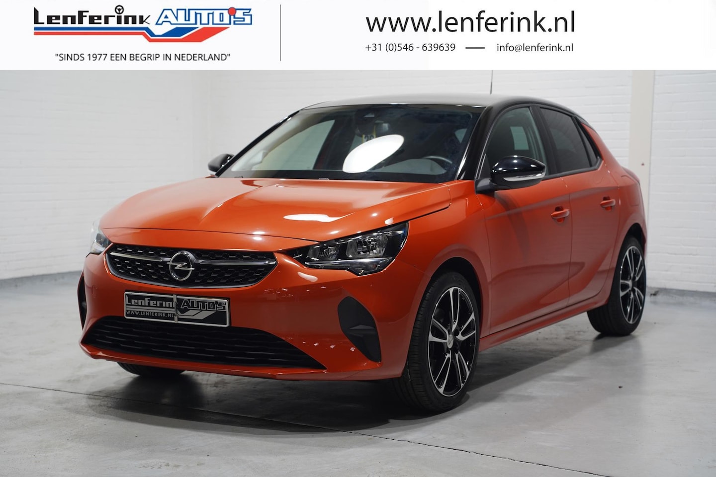 Opel Corsa - 1.2 100 pk Black&Orange Edition Airco, Dak Zwart 17" LMV, PDC achter, Cruise control, Stoe - AutoWereld.nl