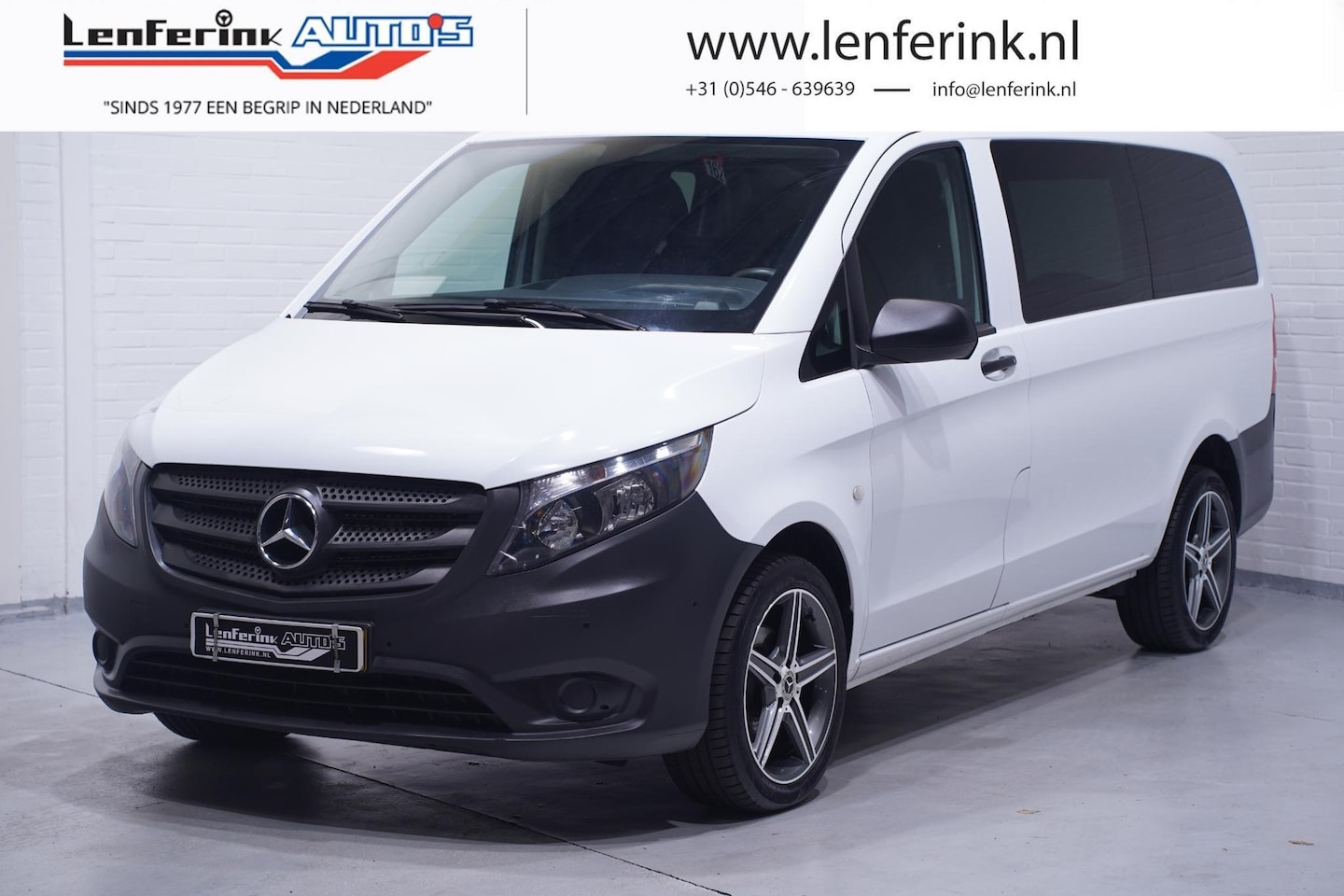 Mercedes-Benz Vito - 116 CDI 163 pk Lang Automaat Navi, 18" LMV Cruise Control, PDC V+A, 2-Zits, Nette Auto - AutoWereld.nl