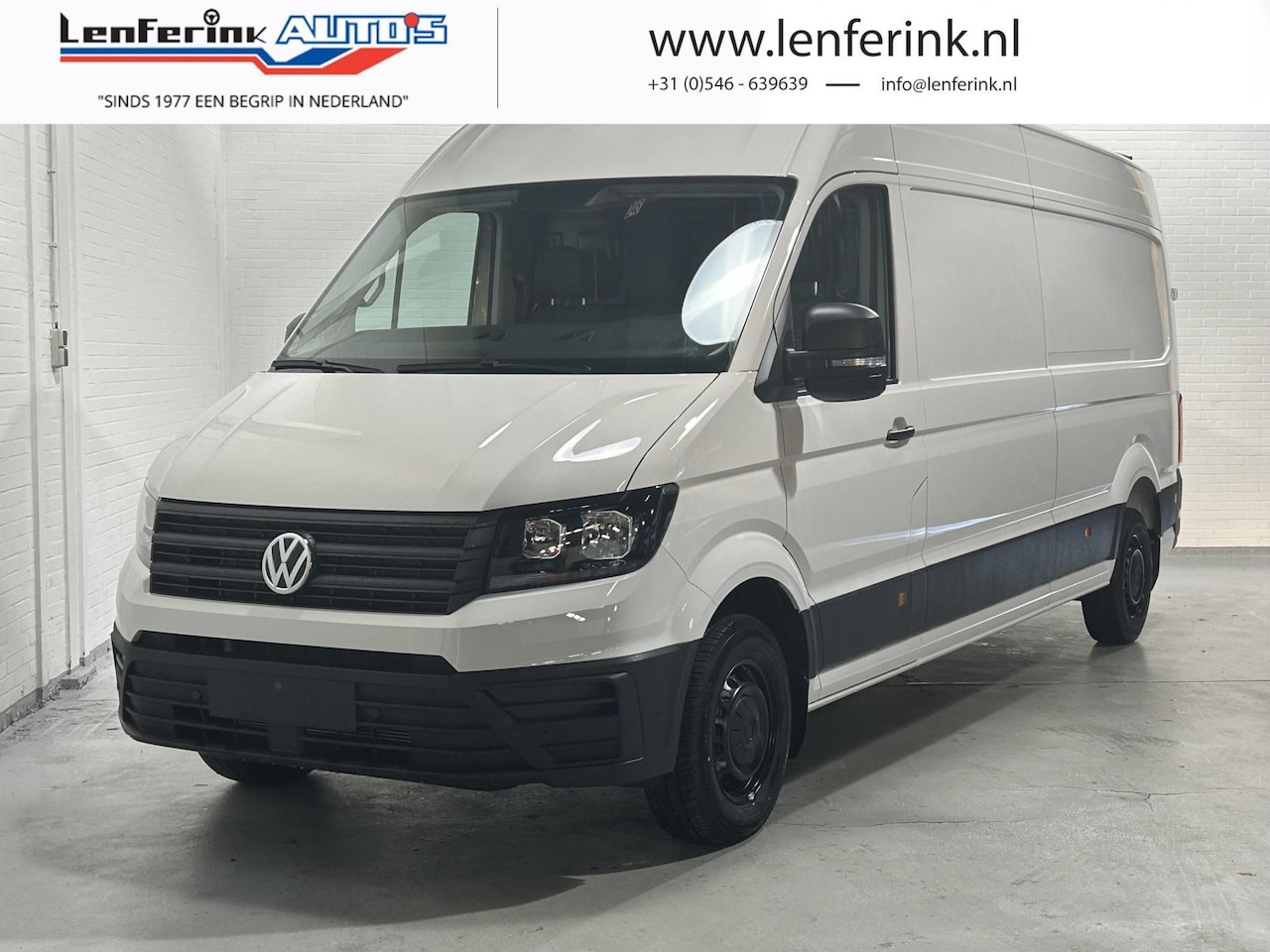 Volkswagen Crafter - 2.0 TDI 177 pk L4H3 DSG Aut Trekhaak, Navi Camera, Parkeerhulp V+A, Airco, Apple Carplay, - AutoWereld.nl