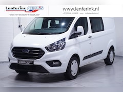 Ford Transit Custom - 2.0 TDCI 130 pk Dubbel Cabine L2 va 399, - p/mnd Navi, Camera, Dodehoek Assist, PDC V+A, L