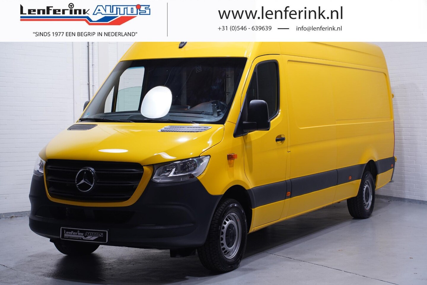 Mercedes-Benz Sprinter - 317 CDI 170 pk L3H2 DHL Edition Navi Opstap achter, 270 Graden Deuren, Laadruimte Pakket, - AutoWereld.nl