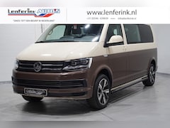 Volkswagen Transporter - 2.0 TDI 150 pk Dubbel Cabine Two Tone Bruin Airco ECC, Camera, 18" LMV, LED Koplampen, Sid