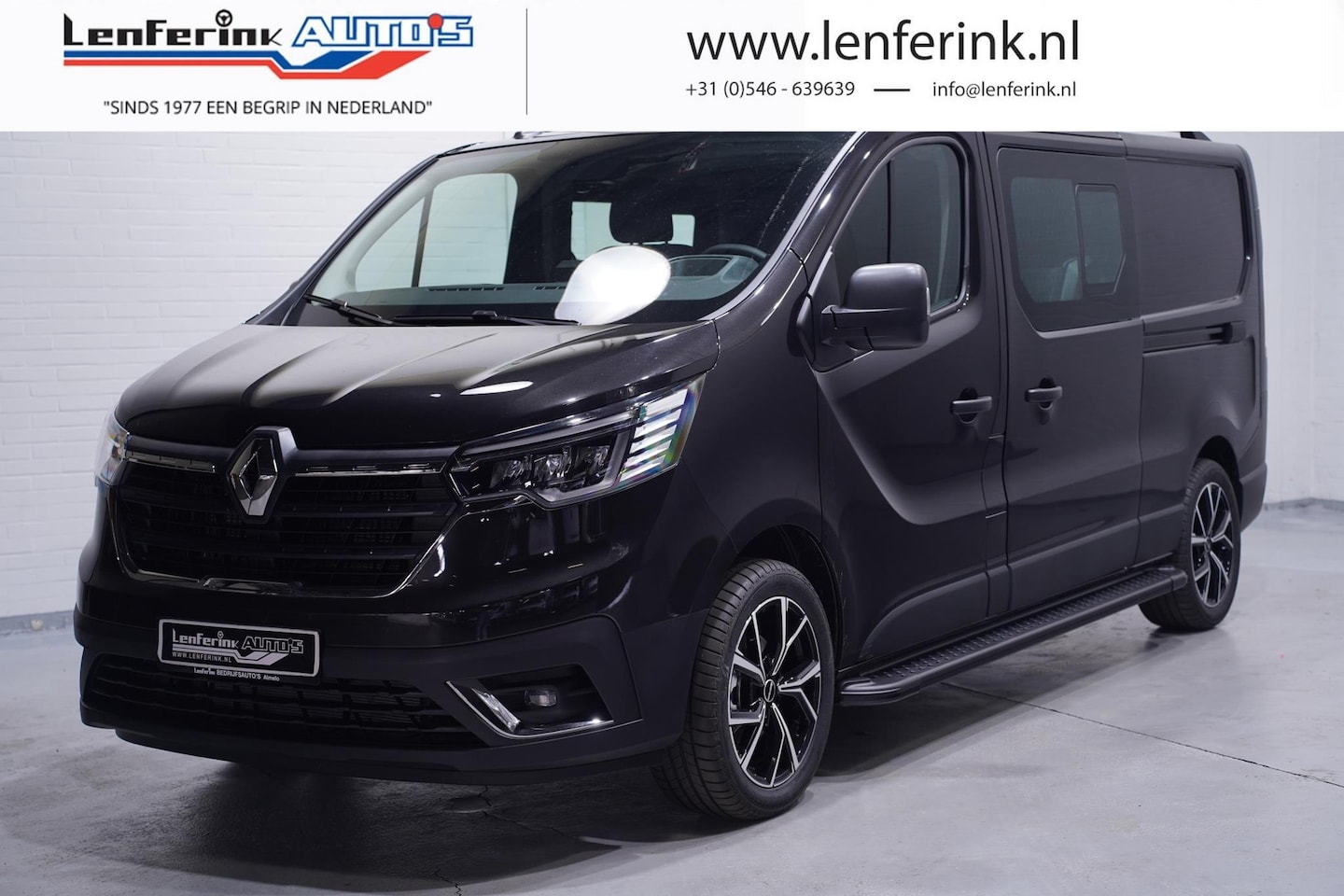 Renault Trafic - 2.0 DCi 170 pk Dubbel Cabine Aut. Navi, 18" LMV 2x Schuifdeur, LED Koplampen, Dakrails, Tr - AutoWereld.nl