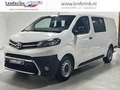 Toyota ProAce Worker - 2.0 D-4D 145 pk Dubbel Cabine 6-Zits Airco Cruise Control, Dodehoek Assist, Apple Carplay,