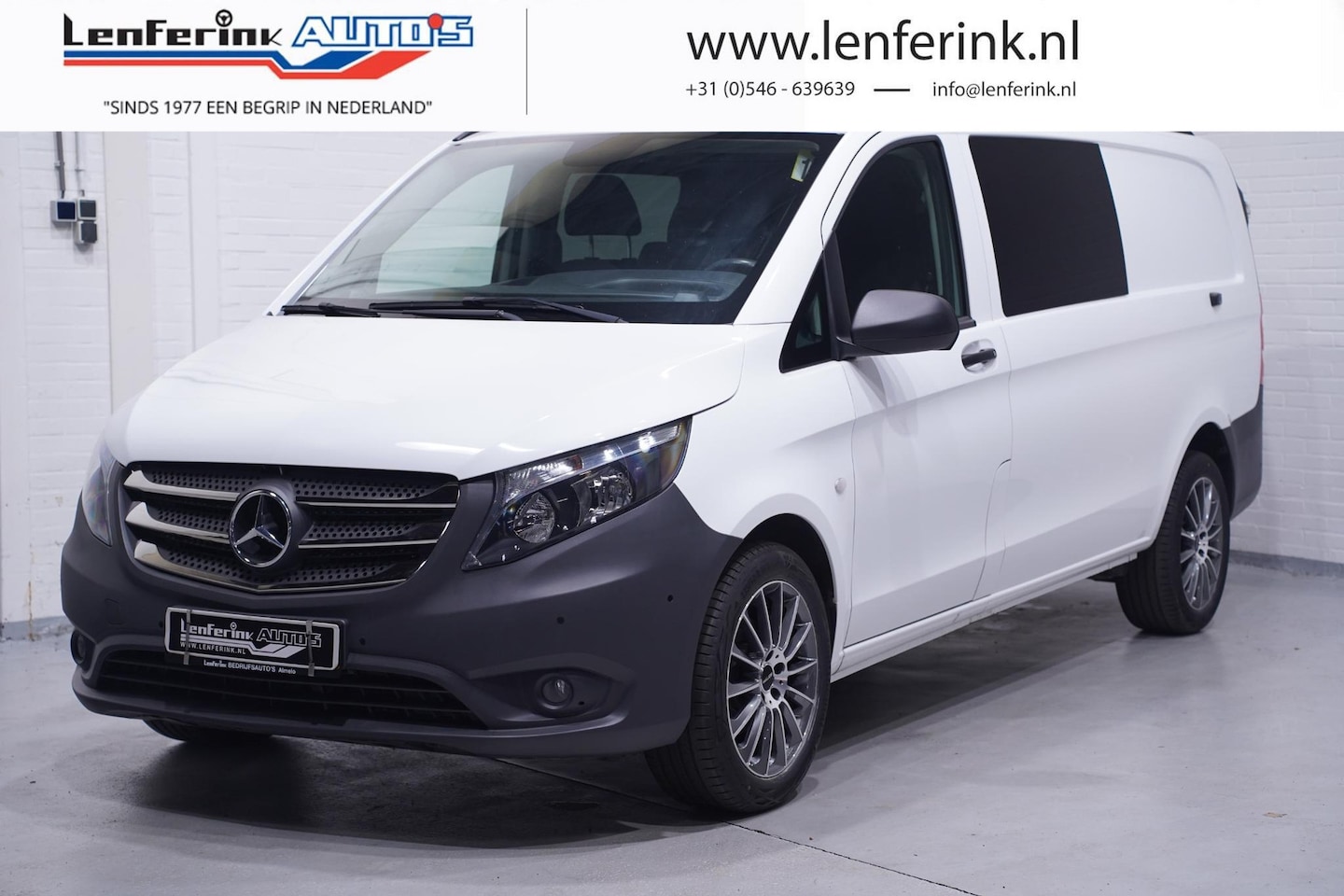 Mercedes-Benz Vito - 116 CDI 163 pk L3 Dubbel Cabine Navi, Camera 18" LMV, Dakrails, Airco, Cruise control, PDC - AutoWereld.nl