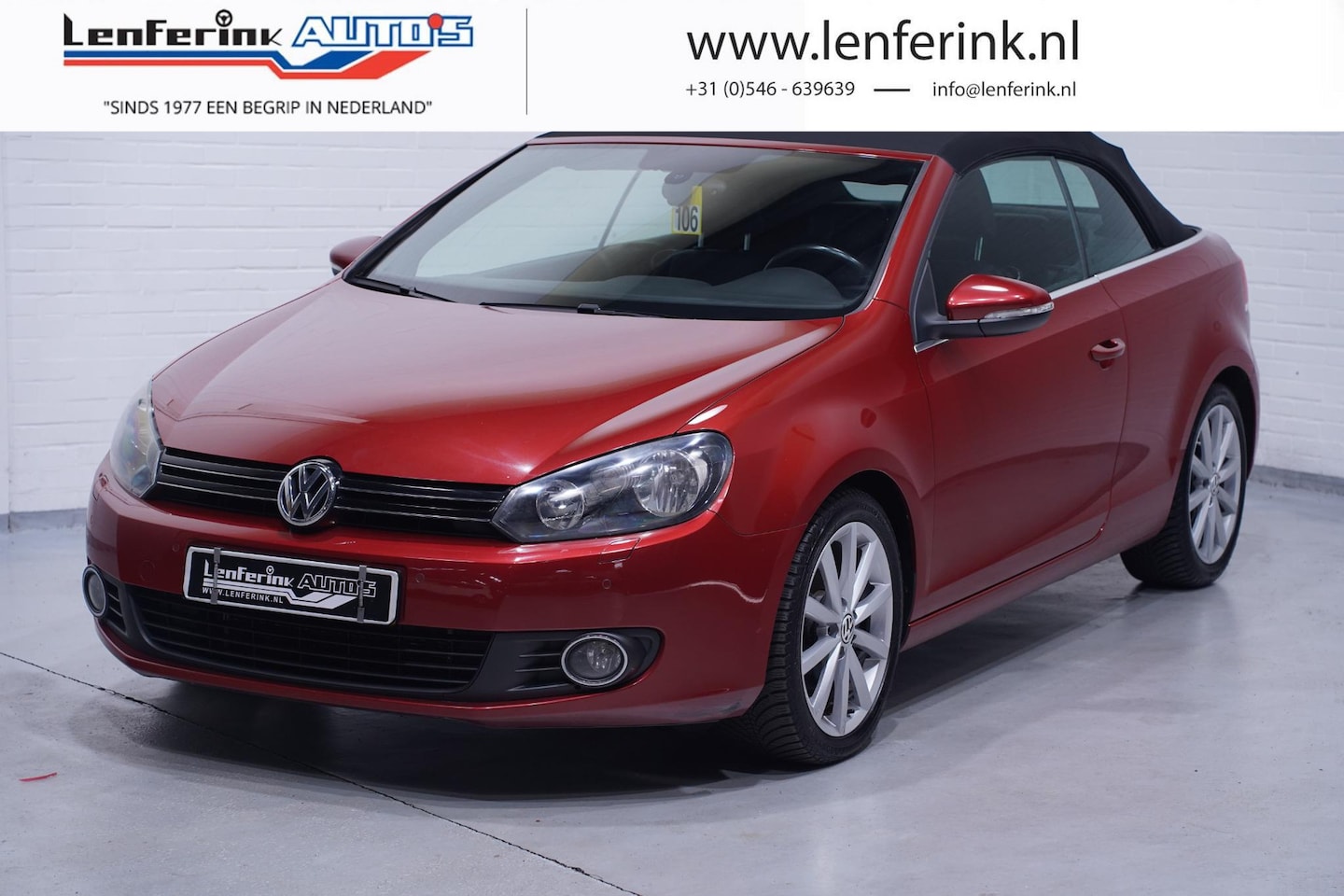 Volkswagen Golf Cabriolet - 1.4 TSI Edition Stoelverwarming Leder Alcantara Clima Cruise - AutoWereld.nl