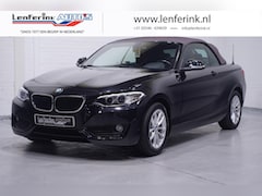 BMW 2-serie Cabrio - 218i High Executive Navigatie-Full Sattelbraun Leder Bi-xenon Led PDC v+a Stoelverwarming