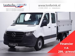 Mercedes-Benz Sprinter - 211 CDI Dubbel Cabine 6-Zits va 299 p/mnd Pickup Open Laadbak Airco, Trekhaak, LxBxH 270x2