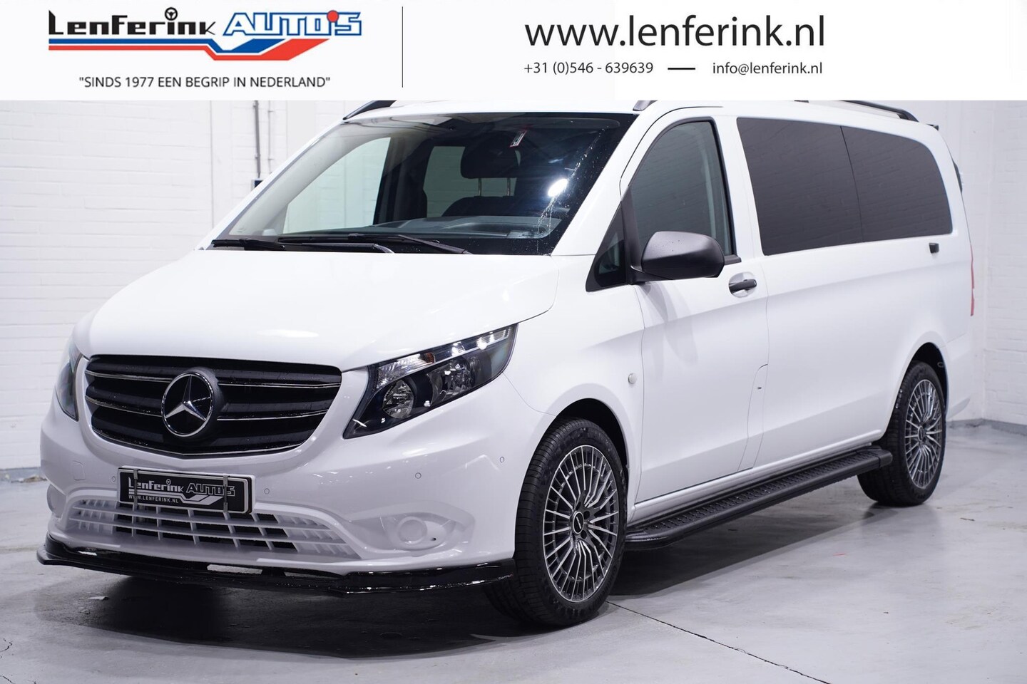 Mercedes-Benz Vito - 116 CDI 163 pk Dubbel Cabine Aut. Black&White 19" LMV, Apple Carplay, Cruise Control, Spoi - AutoWereld.nl