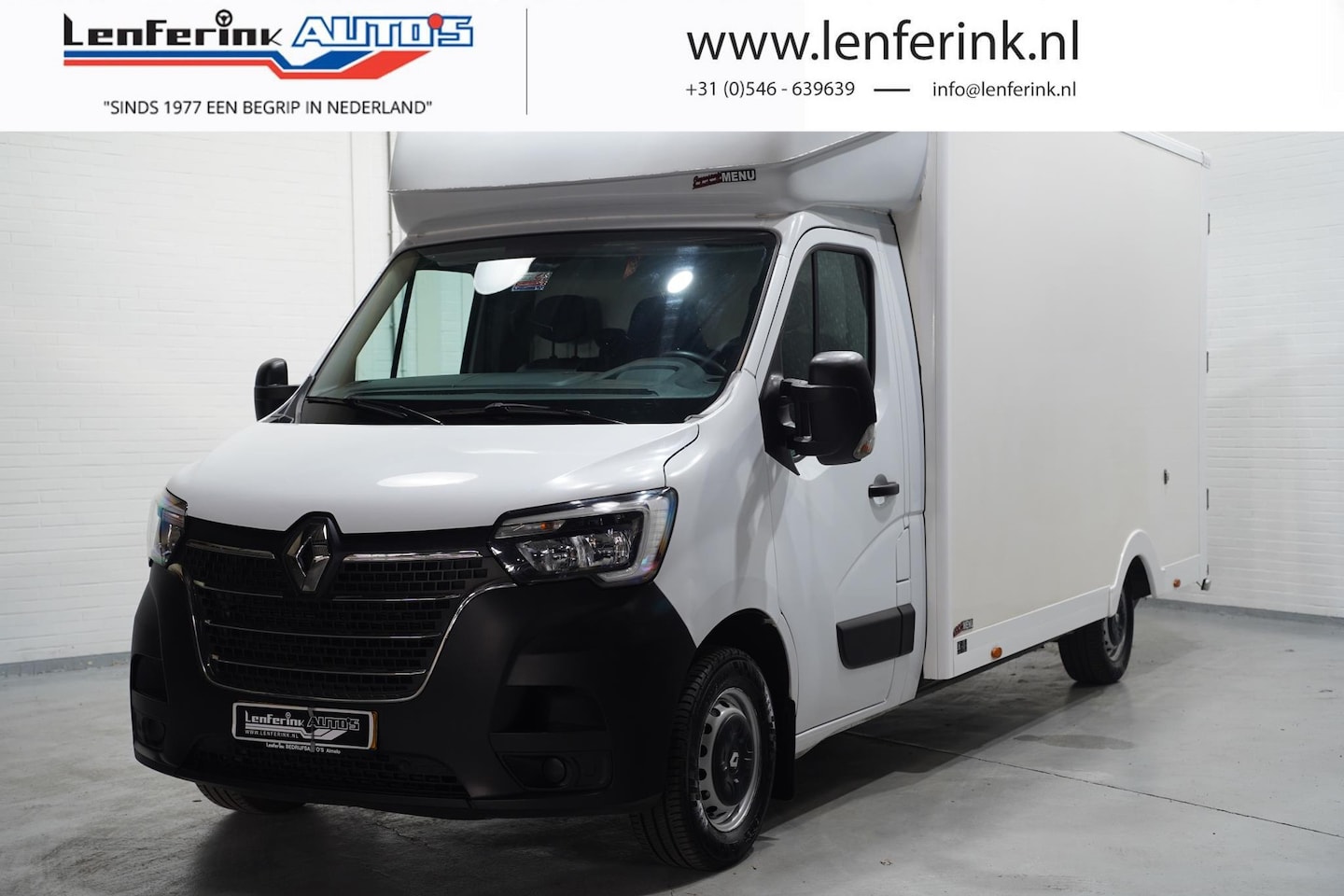 Renault Master - 2.3 dCi 145 pk Bakwagen Low-liner 20m3 Airco Cruise Control, Dakspoiler, LxBxH 415x211x228 - AutoWereld.nl