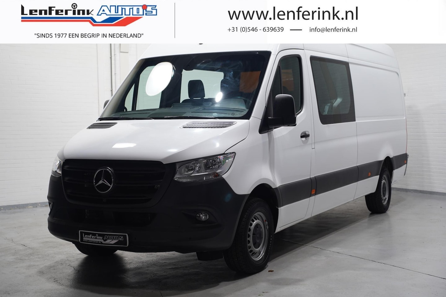 Mercedes-Benz Sprinter - 315 CDI 150 pk Dubbel Cabine L3 Navi, 360 Camera Cruise control, Laadruimte Pakket, PDC V+ - AutoWereld.nl